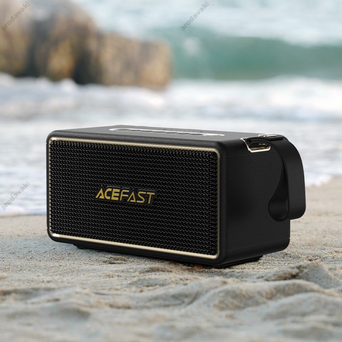 Портативна колонка Bluetooth ACEFAST K3 Max portable wireless speaker BT5.4 USBTF/AUX TWS 80W Black